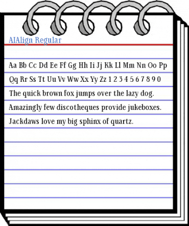 AIAlign Regular Font