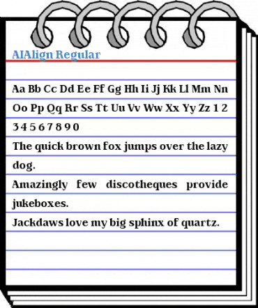AIAlign Regular Font