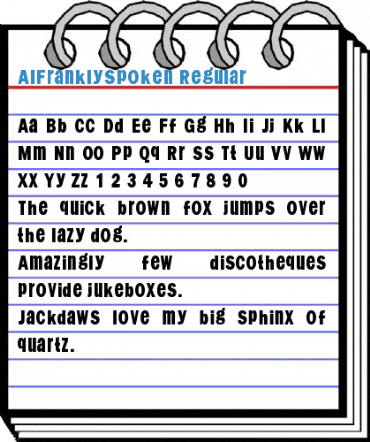 AIFranklySpoken Regular Font