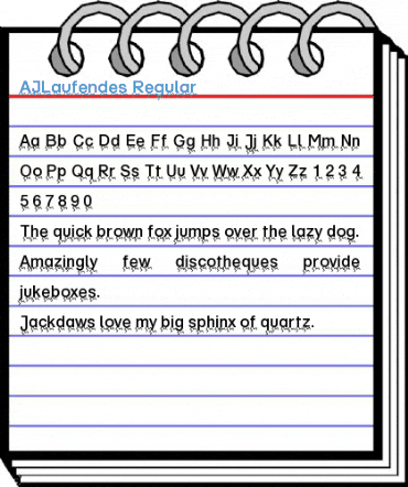AILaufendes Regular Font