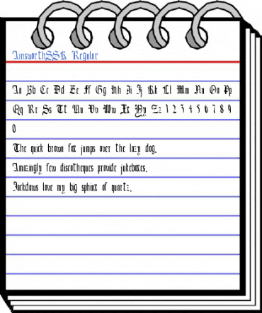 AinsworthSSK Regular Font