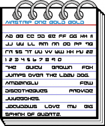 Airstrip One Bold Bold Font