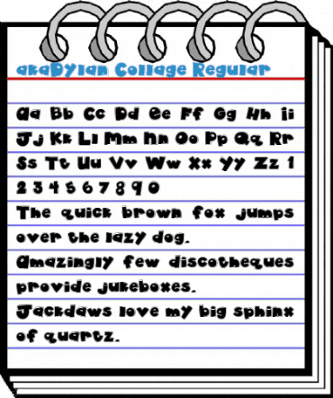 akaDylan Collage Regular Font