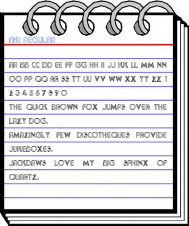 Aki Regular Font