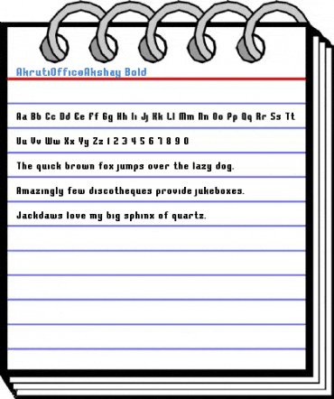 AkrutiOfficeAkshay Bold Font