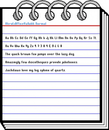 AkrutiOfficeVallabh Normal Font