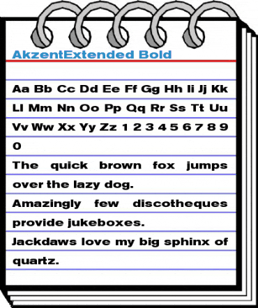 AkzentExtended Font