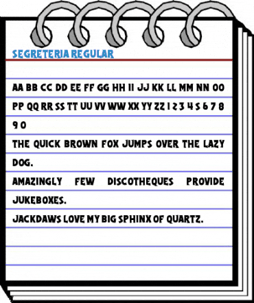 Segreteria Regular Font