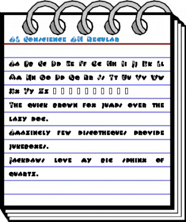 AL Conscience AH Regular Font