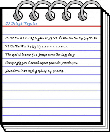 AL Delight Regular Font
