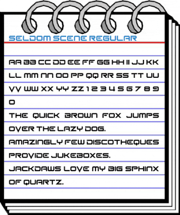 Seldom Scene Regular Font