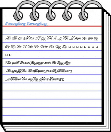 Semangkang Semangkang Font