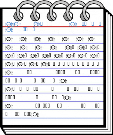 AL Place Settings Letters Regular Font