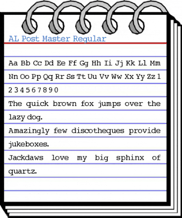 AL Post Master Regular Font