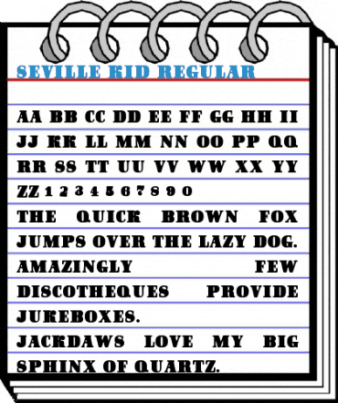 Seville Kid Regular Font