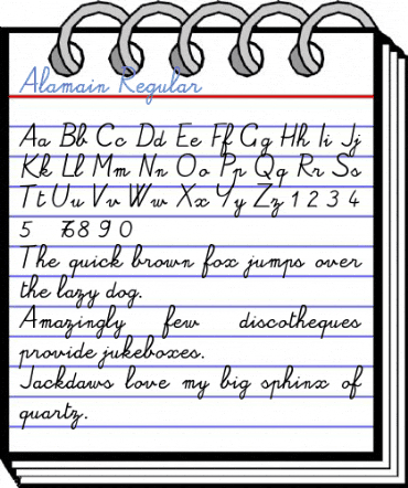 Alamain Regular Font