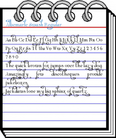 Albemarle Swash Regular Font