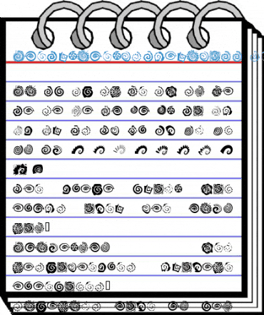 AleOrnamentsSpiratoLL Regular Font