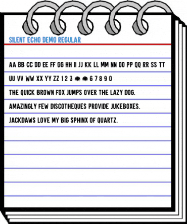 Silent Echo DEMO Regular Font