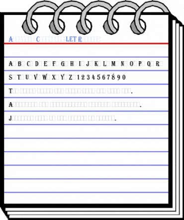 Algerian Condensed LET Regular Font