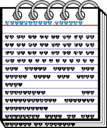 All-Hearts Normal Font