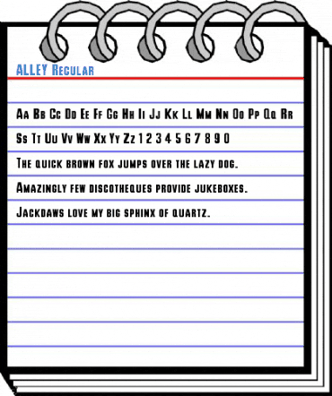 ALLEY Regular Font