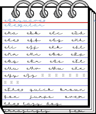 Skywave Free Regular Font