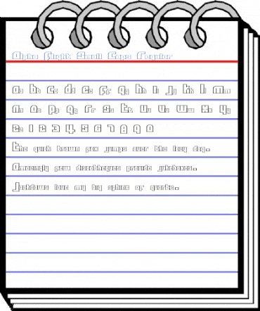 Alpha Flight Small Caps Regular Font