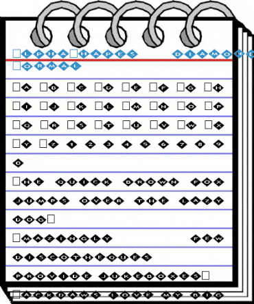 AlphaShapes diamonds 2 Normal Font