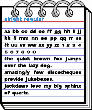 Alright Regular Font