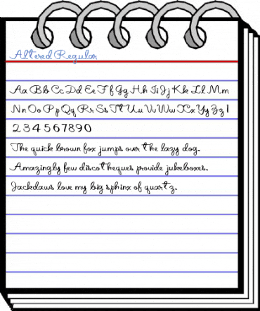 Altered Regular Font