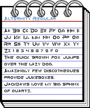 Alternity Font