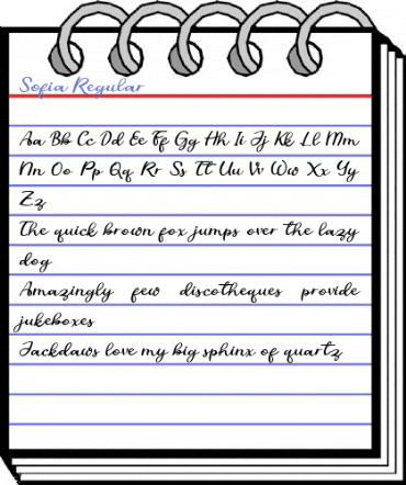Sofia Regular Font