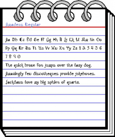 Amadeus Regular Font