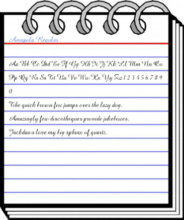 Amapola Regular Font