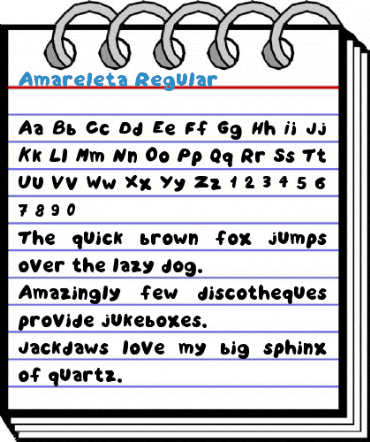 Amareleta Regular Font