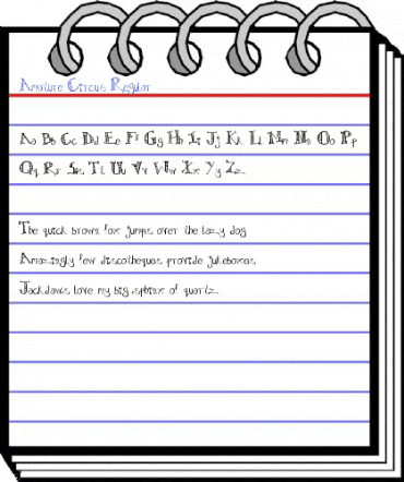Amature Circus Regular Font