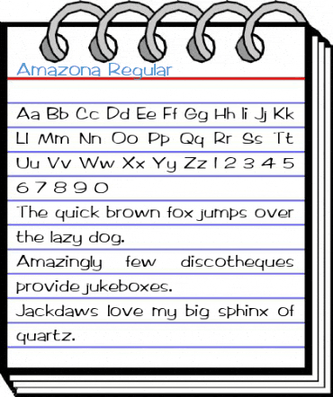 Amazona Regular Font
