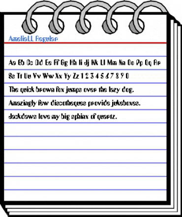 AmeliaLL Regular Font