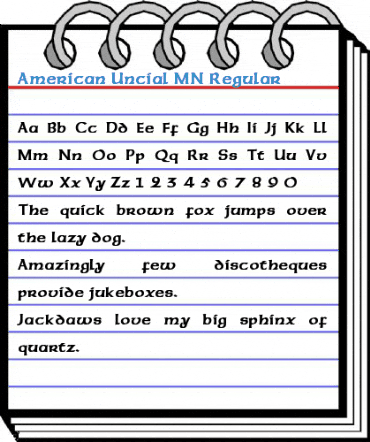 American Uncial MN Regular Font