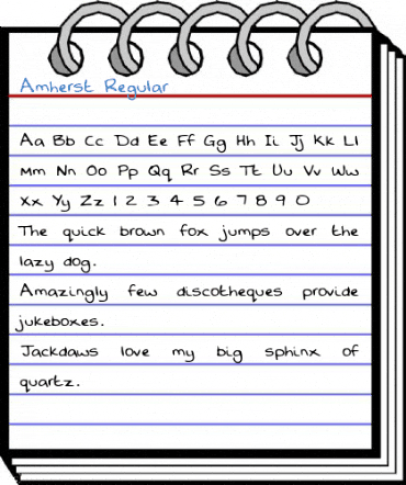 Amherst Regular Font
