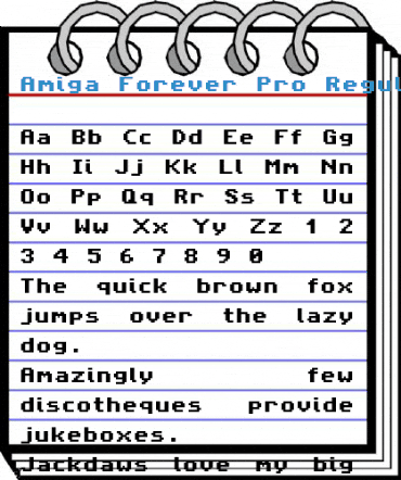 Amiga Forever Pro Regular Font