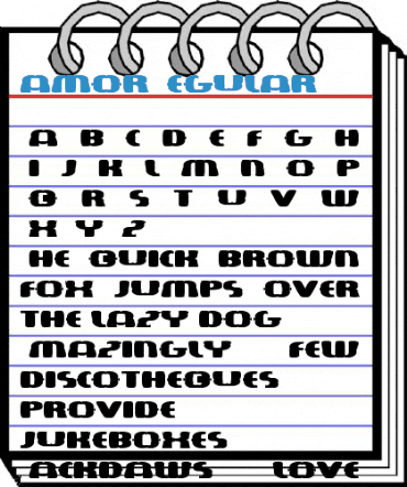 amor Regular Font