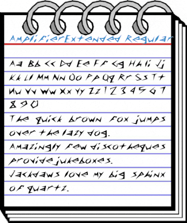 AmplifierExtended Regular Font