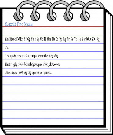 Spizzella Free Regular Font