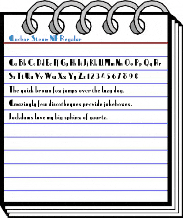 Anchor Steam NF Regular Font