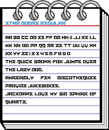 Star Doors Regular Font