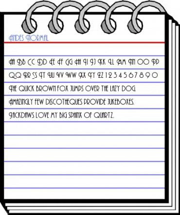 Andes Normal Font