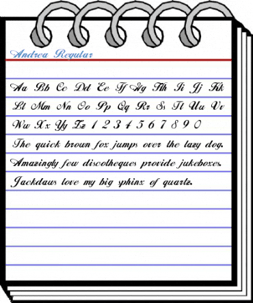 Andrea Regular Font