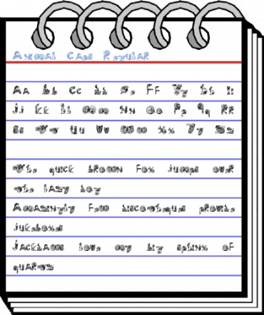Animal Caps Regular Font